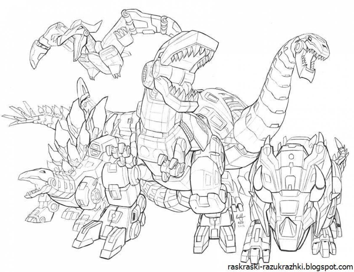 Dazzling screamers coloring page