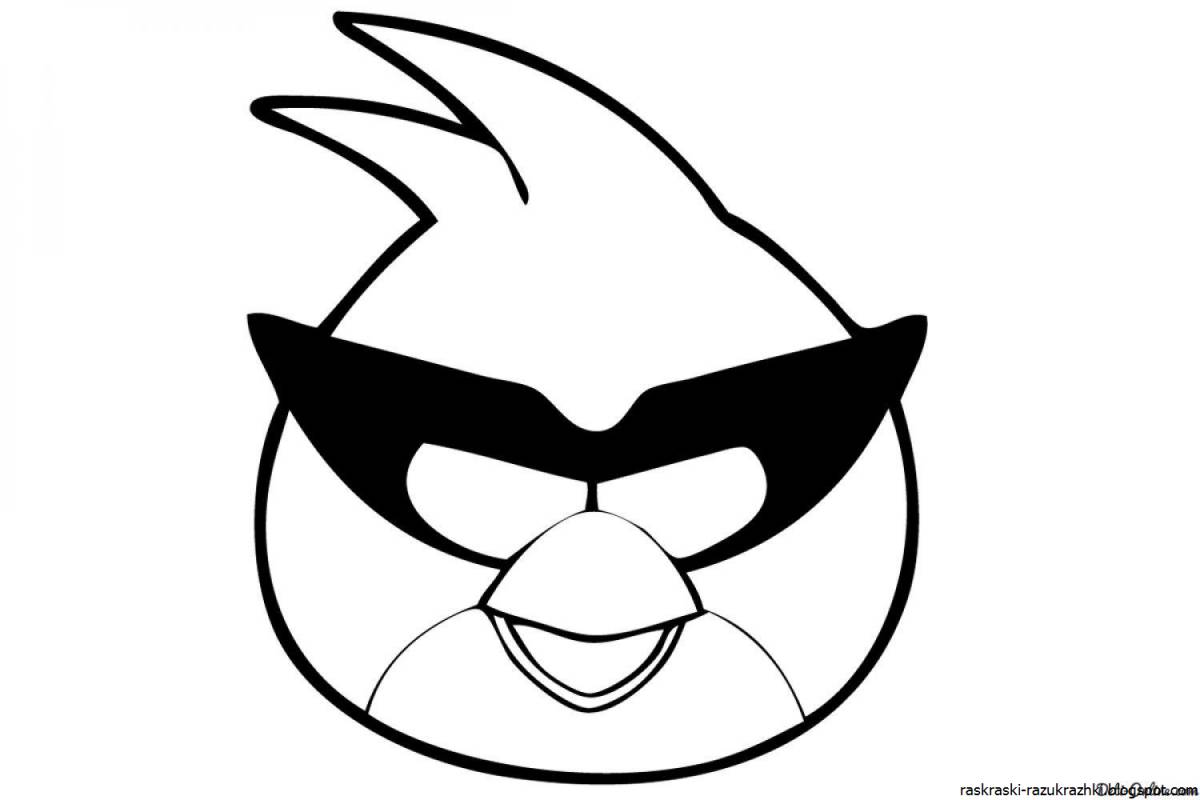 Angry birds animated coloring book