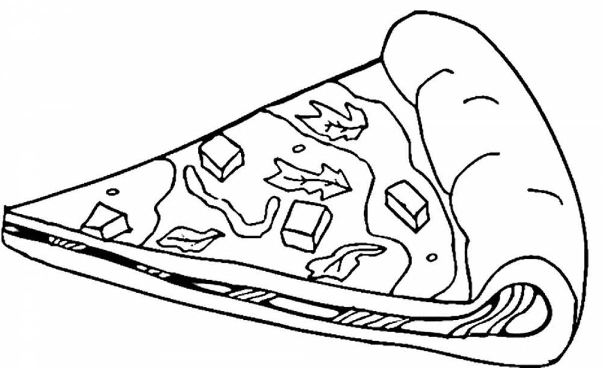 Huggy waggie playful coloring page