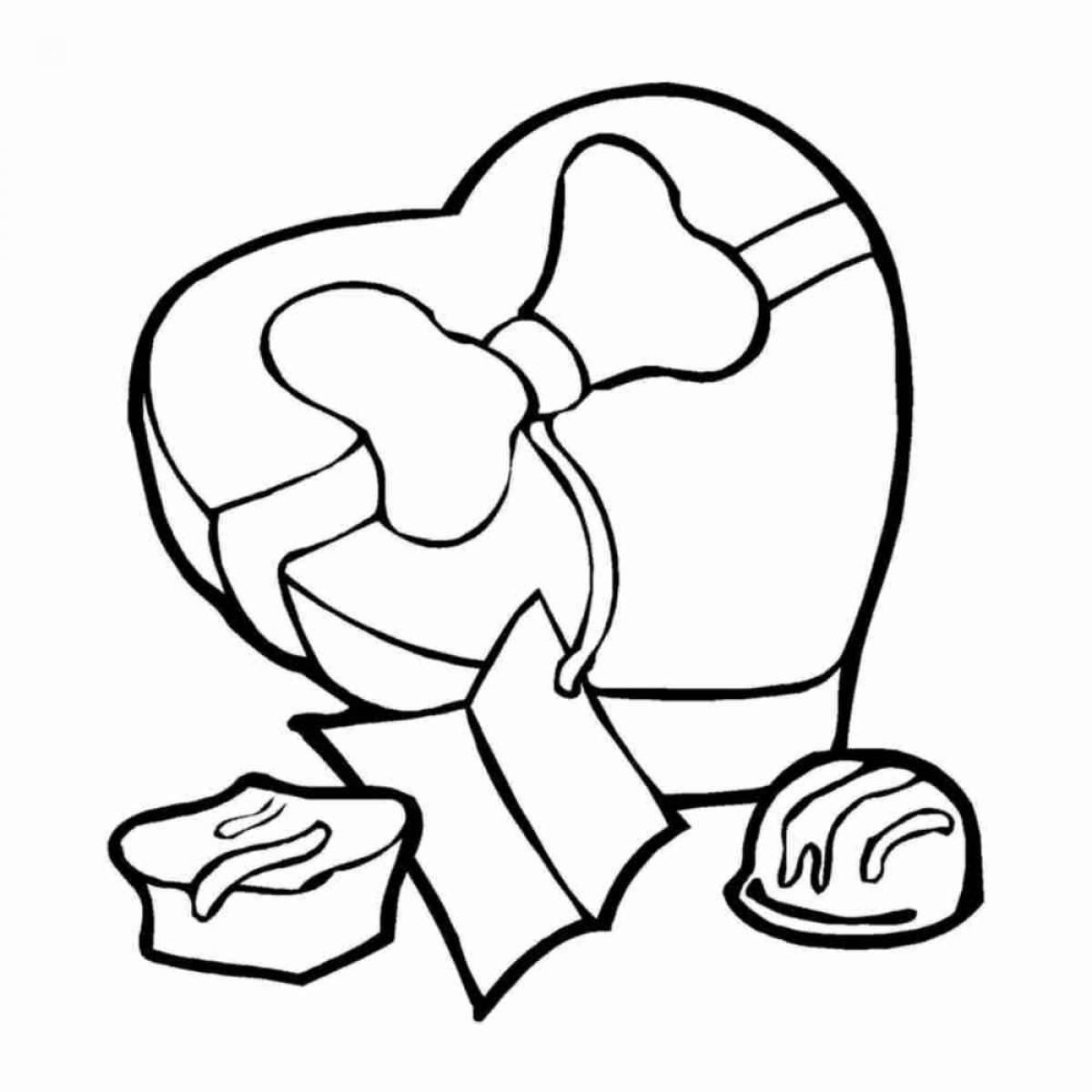 Spicy candy coloring pages