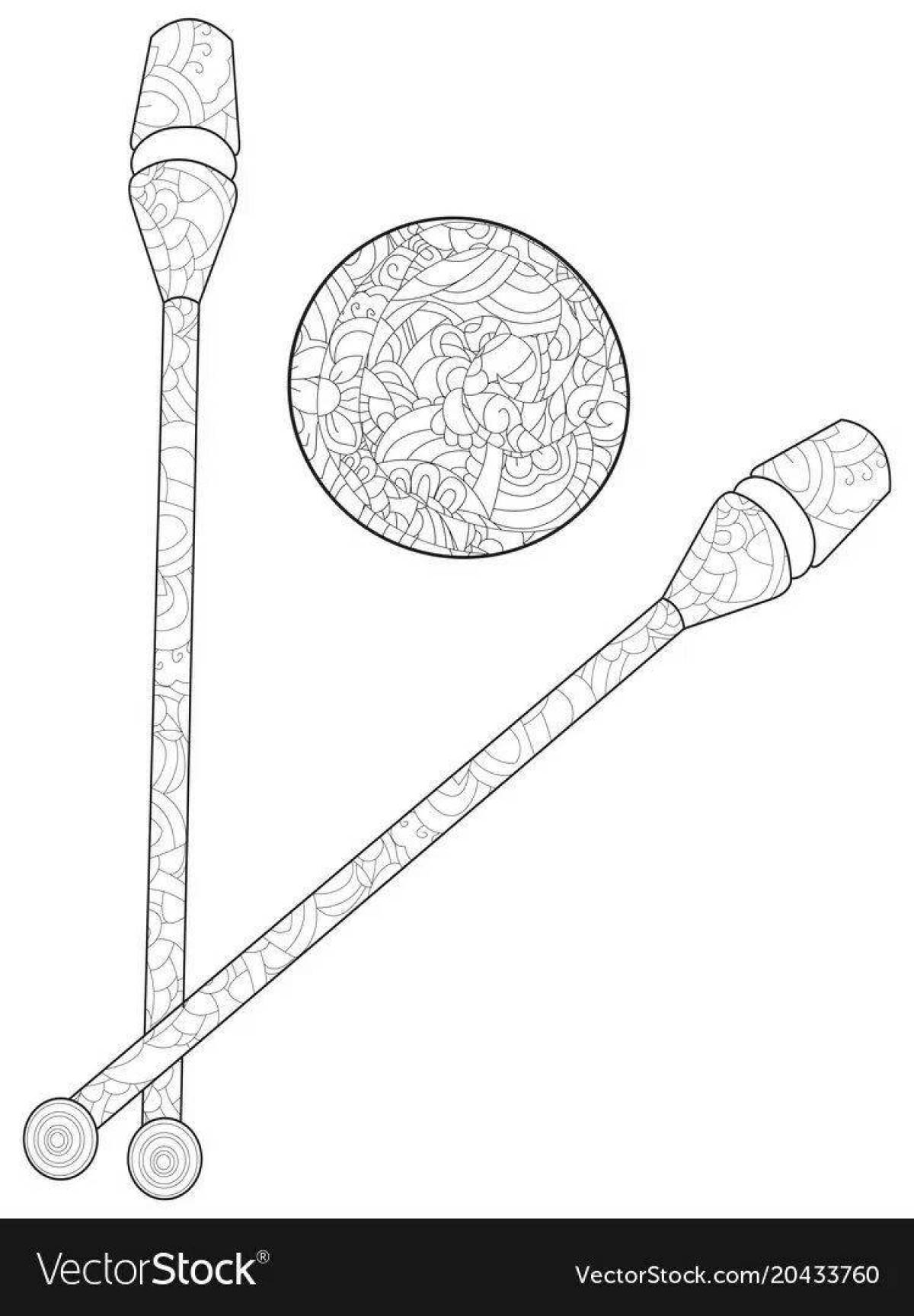 Гимнастические предметы рисунок
