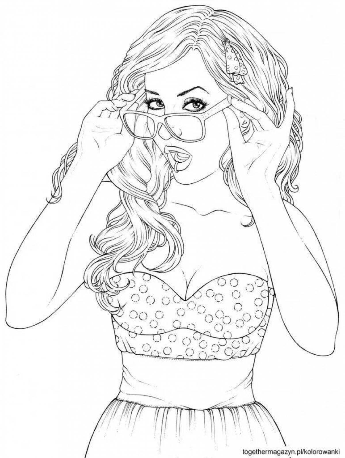 Cute coloring pages for girls 18