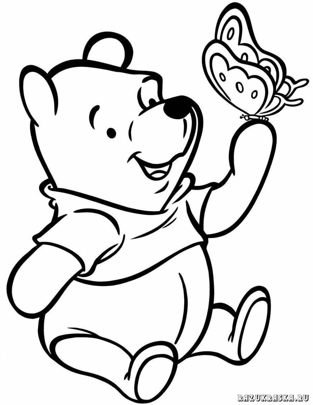 Awesome super bear coloring book