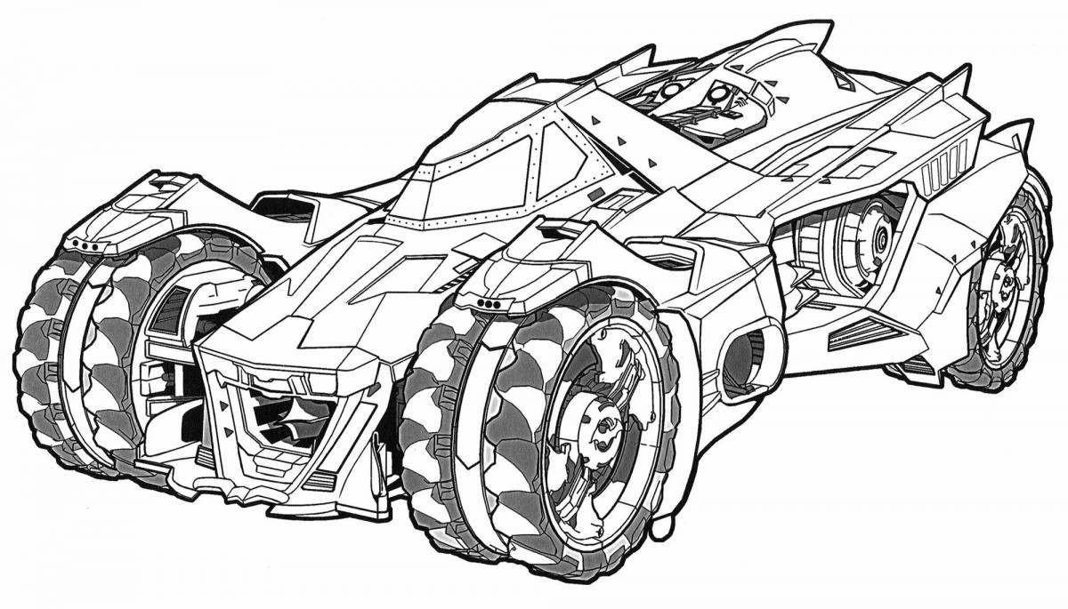 Cyber truck shiny coloring