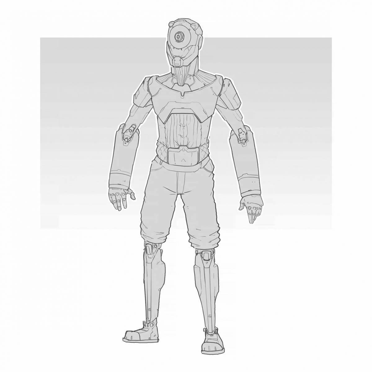 Splendid cyber truck coloring page