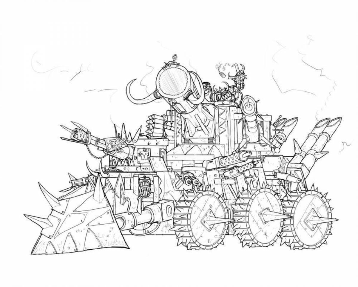 Wonderful warhammer 40000 coloring book