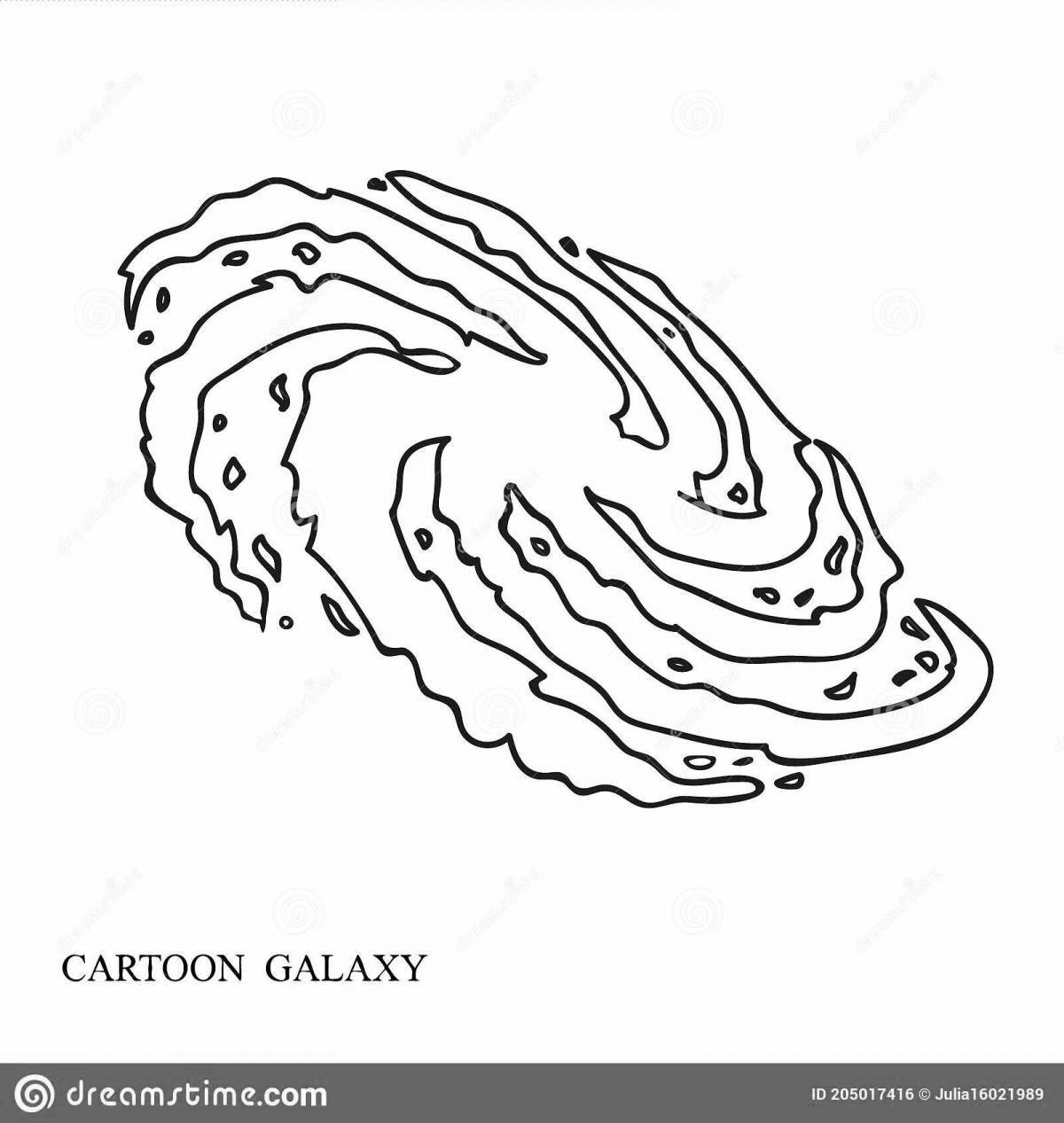 Milky way awesome coloring book