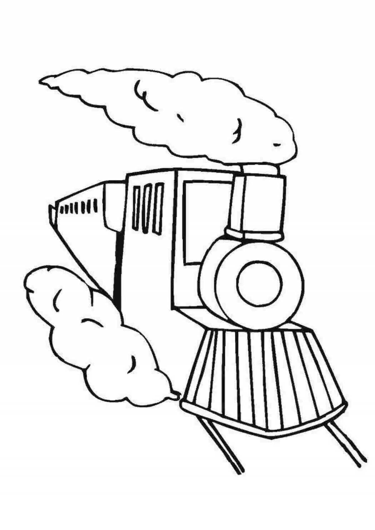 Charming polar express coloring book