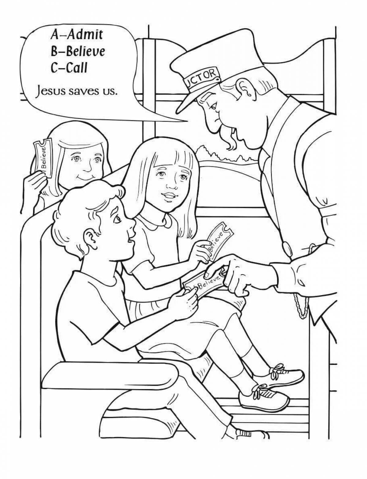 Great polar express coloring book