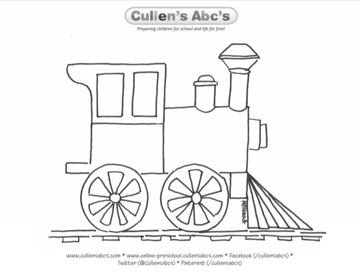 Bright polar express coloring book