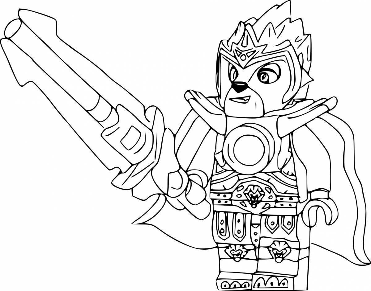 Lego chima fun coloring book