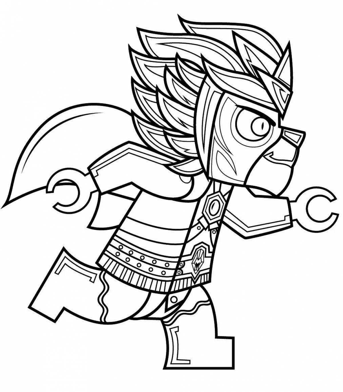 Great lego chima coloring book
