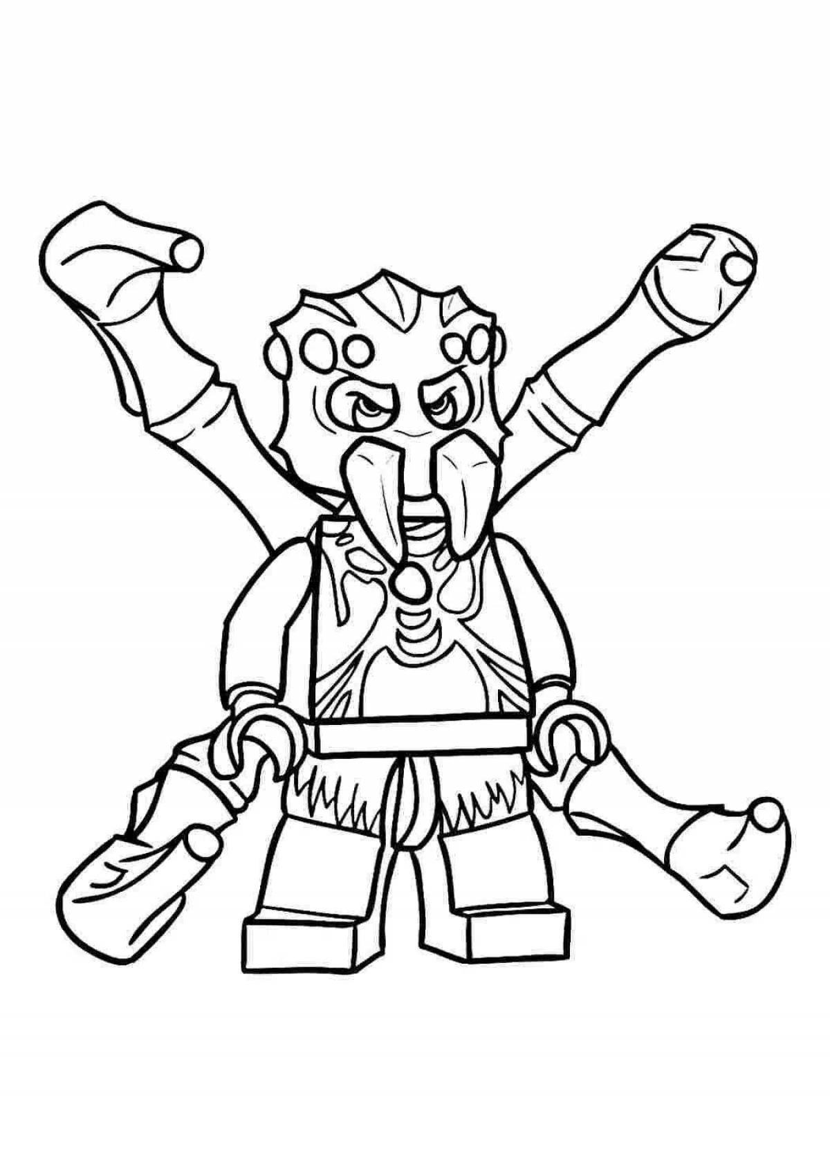 Lego chima creative coloring book