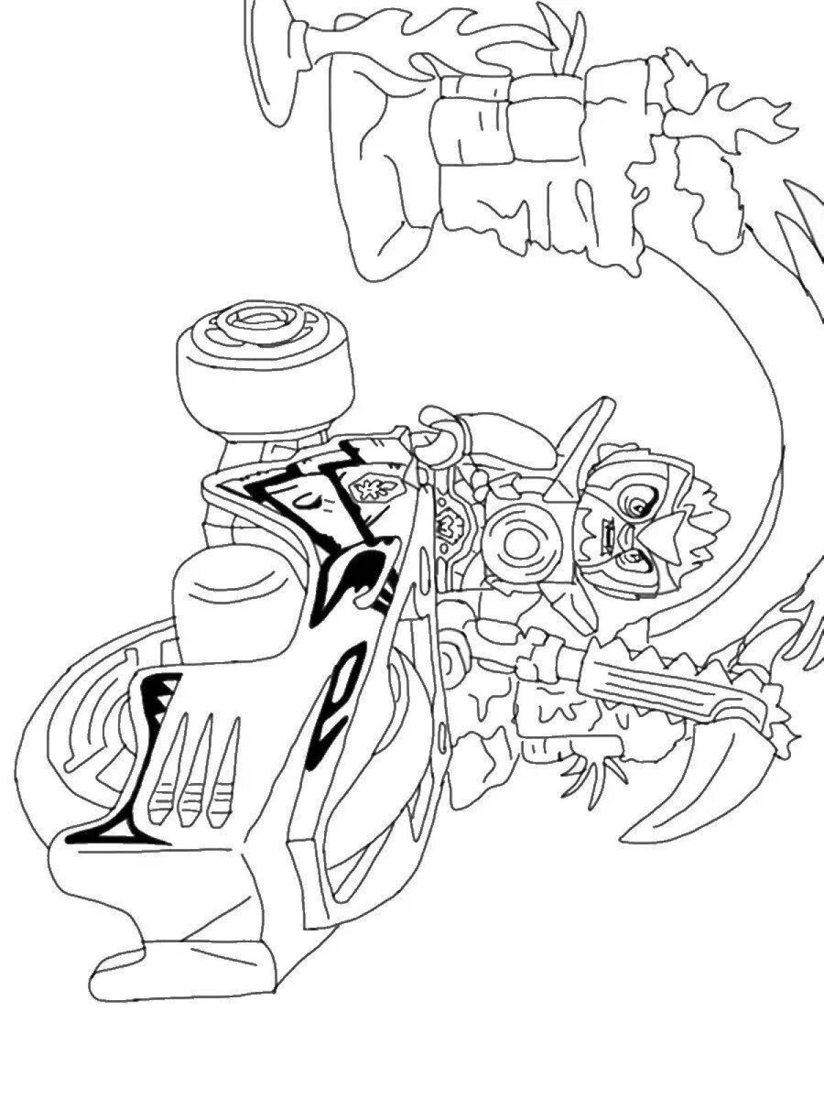 Cute lego chima coloring book