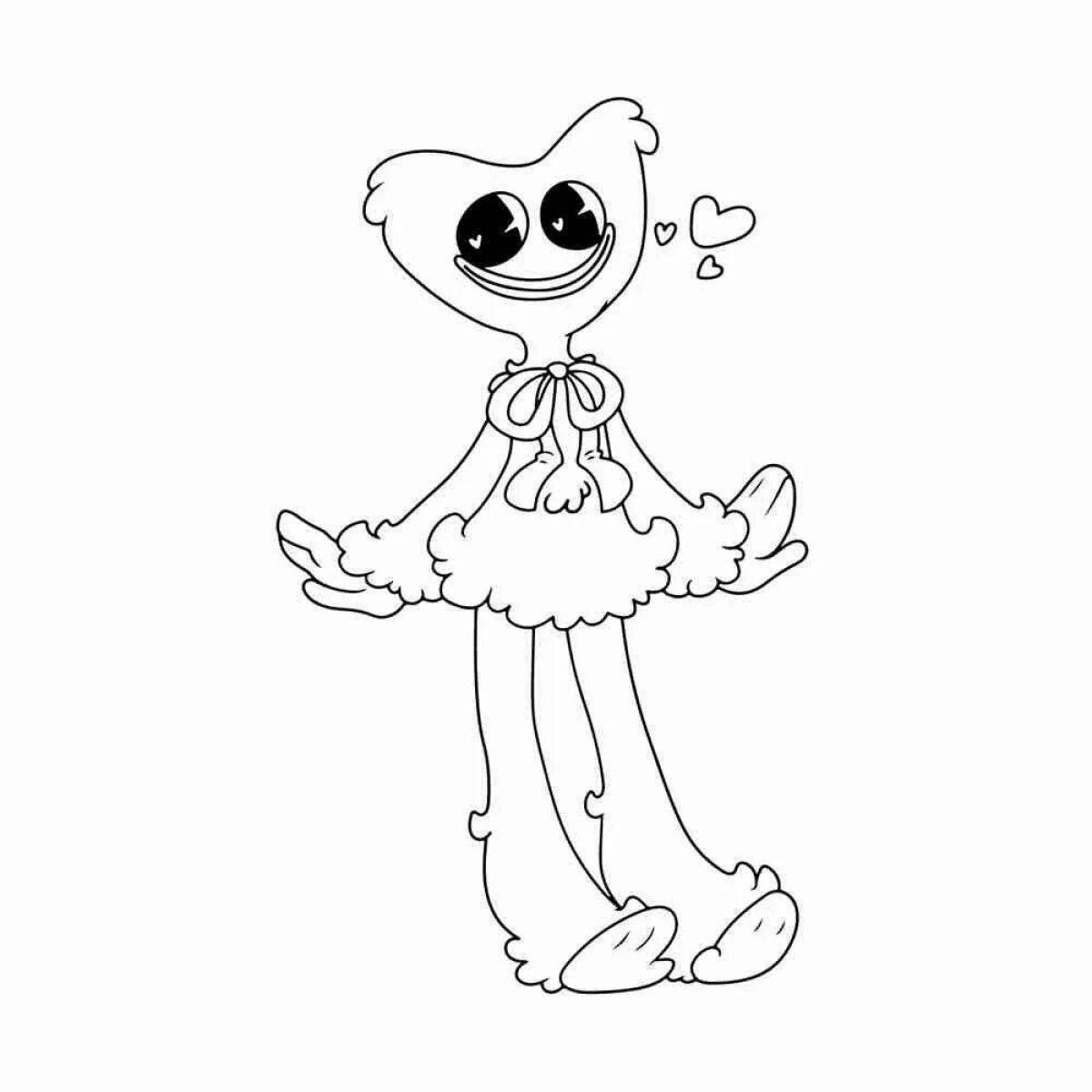 Kissy inspirational mission coloring book