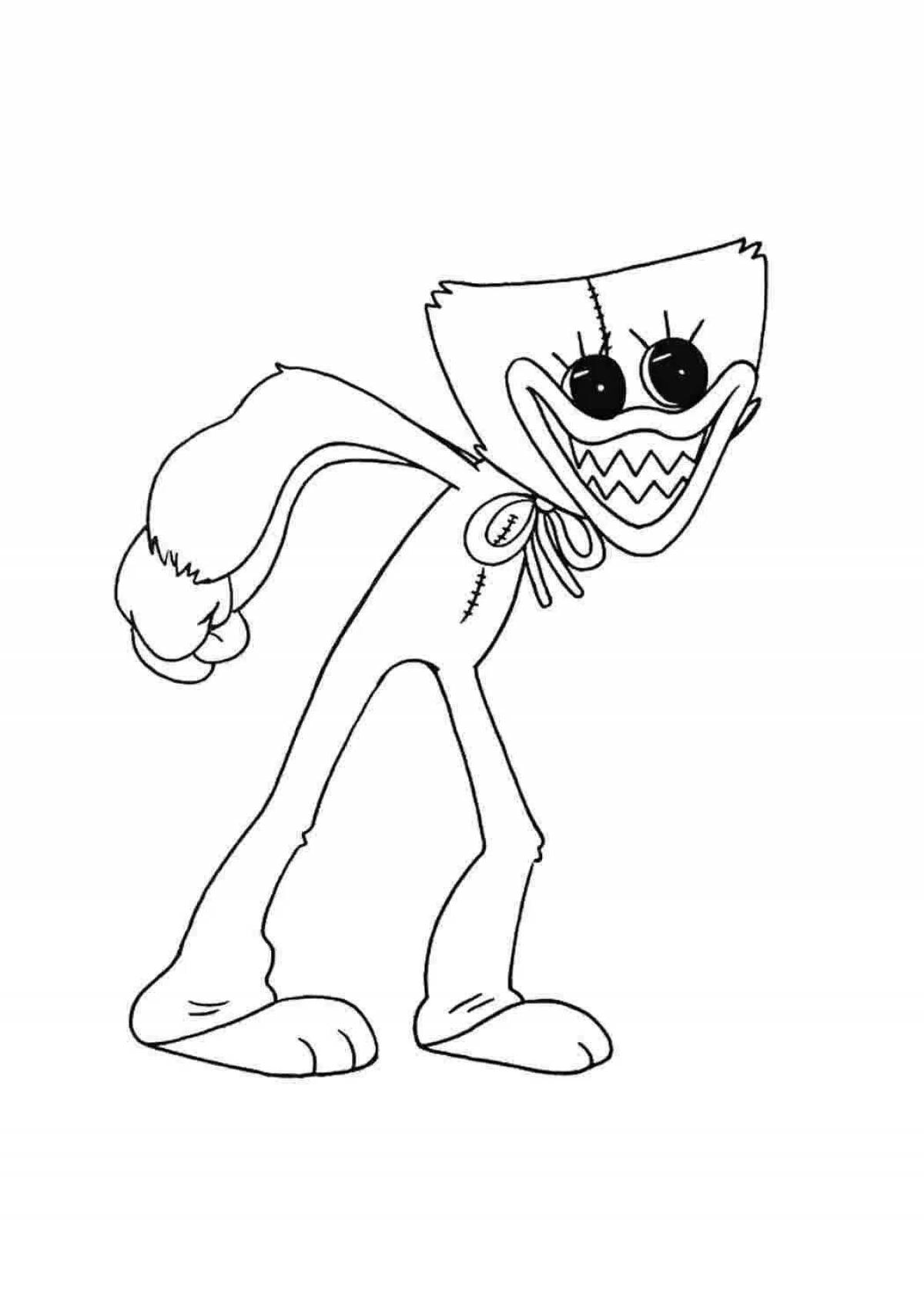 Vivacious kissy missions coloring page