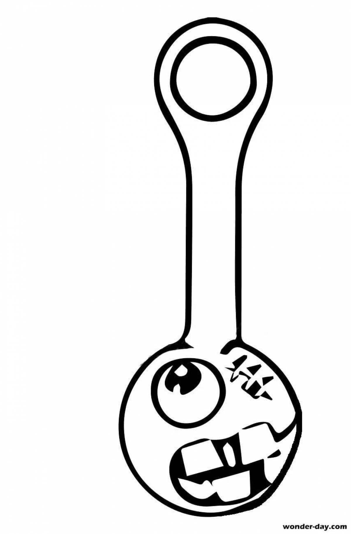 Attractive fasteners 5 coloring