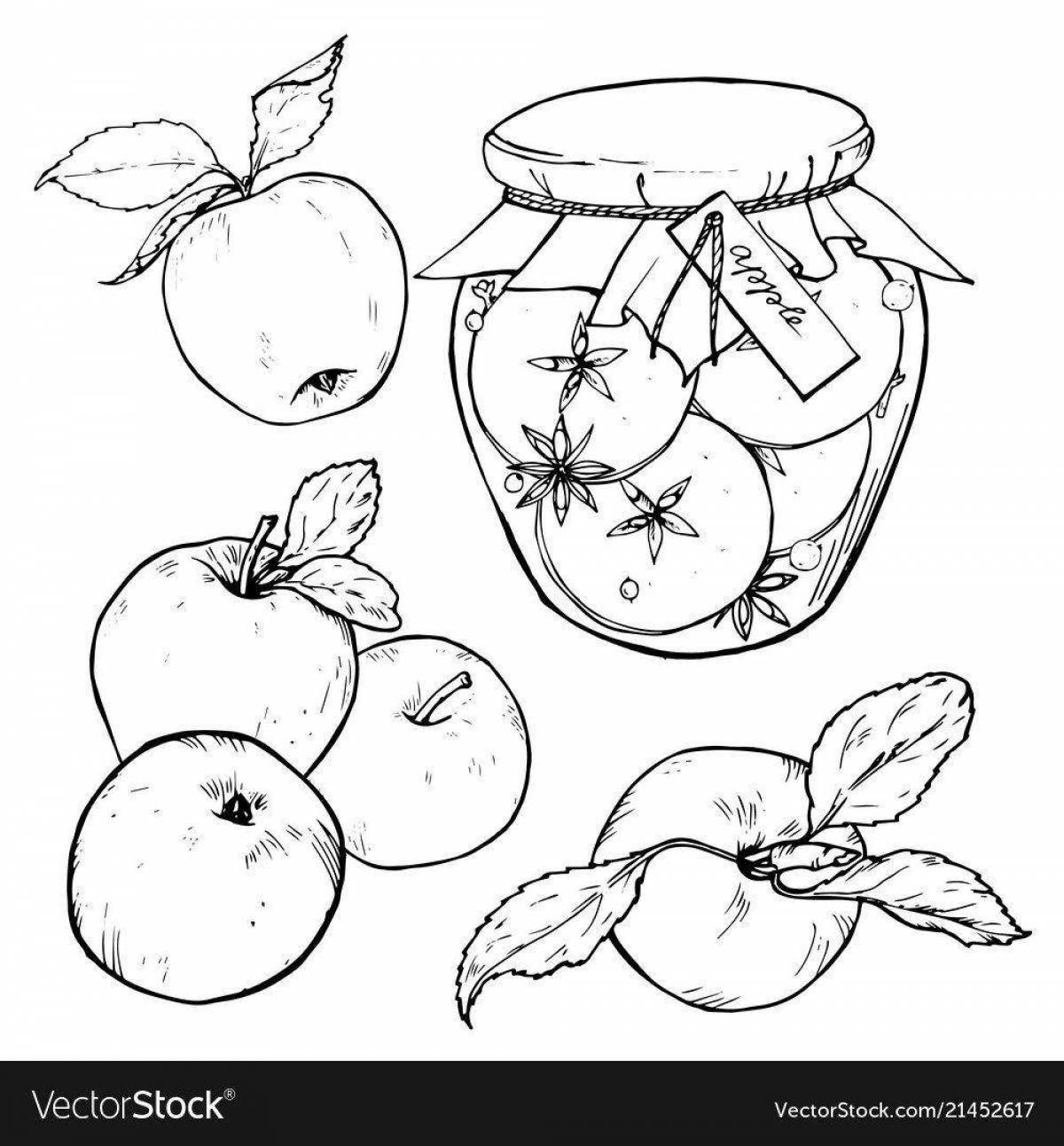 Coloring elegant compote 404