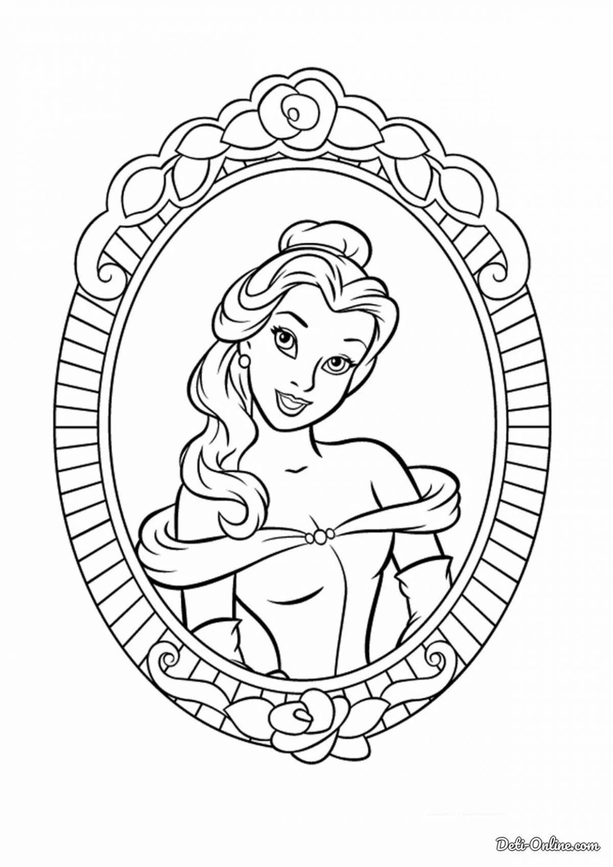 Playful coloring page magical mrs