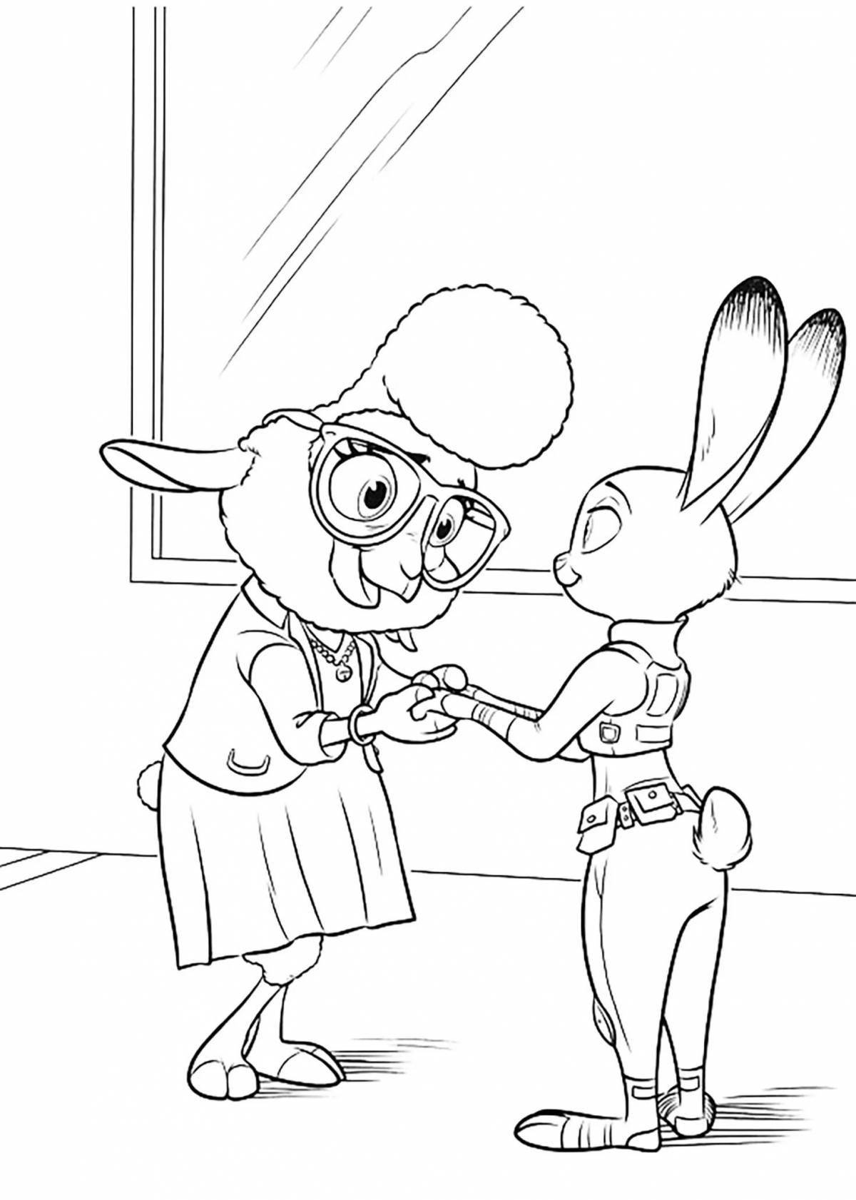 Exciting coloring judy hopps