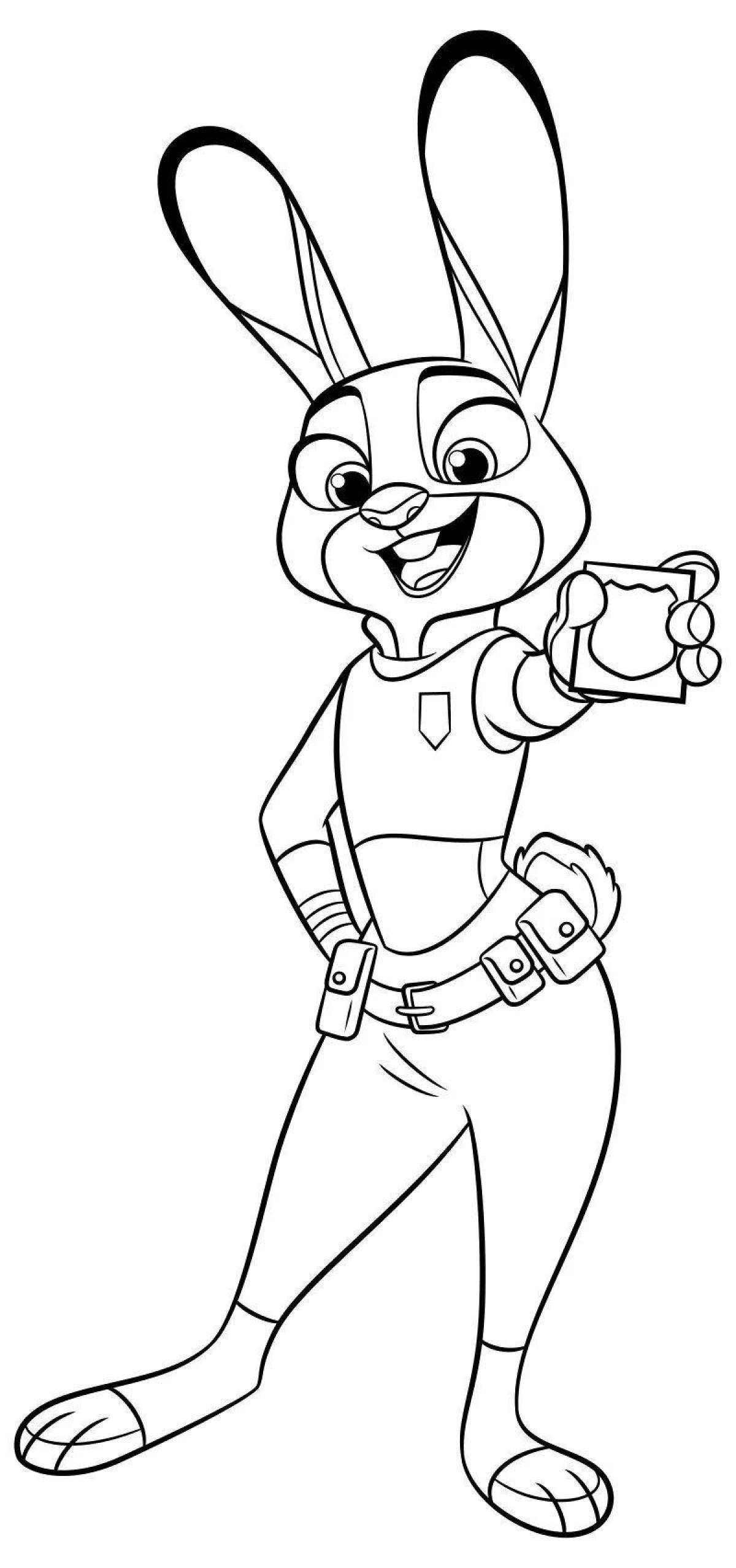 Coloring book nice Judy Hopps