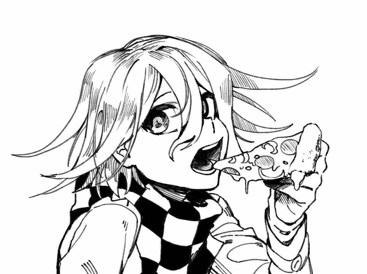 Great kokichi oma coloring book