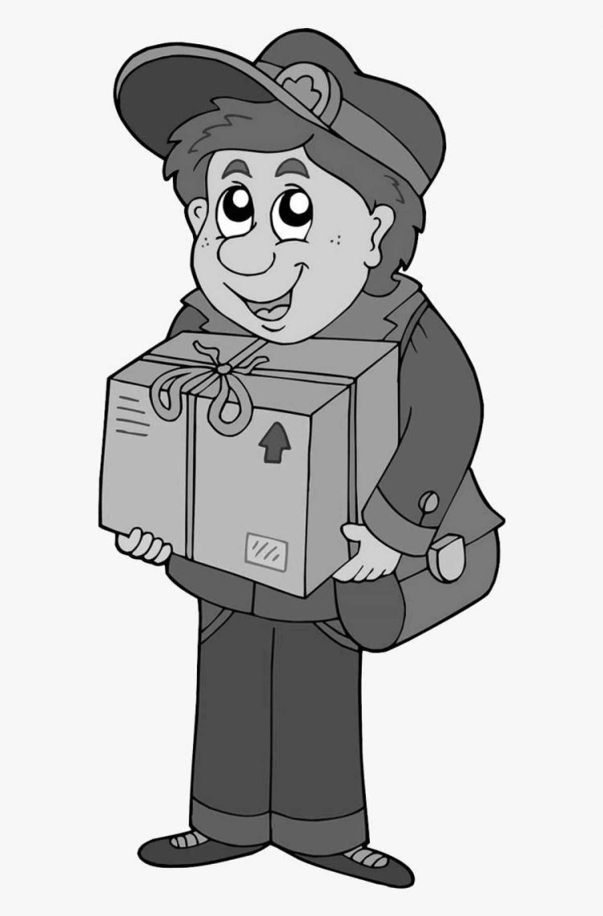 Dispatch soldier shiny coloring page