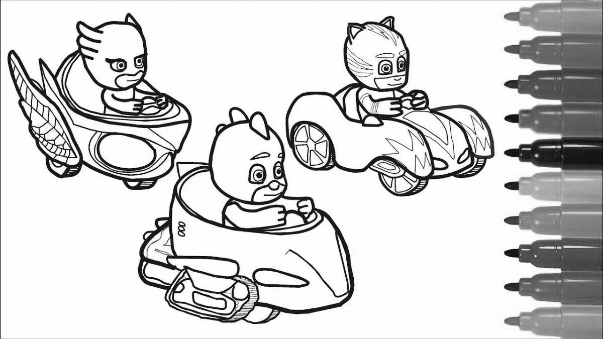 Photo Coloring exquisite pj masks