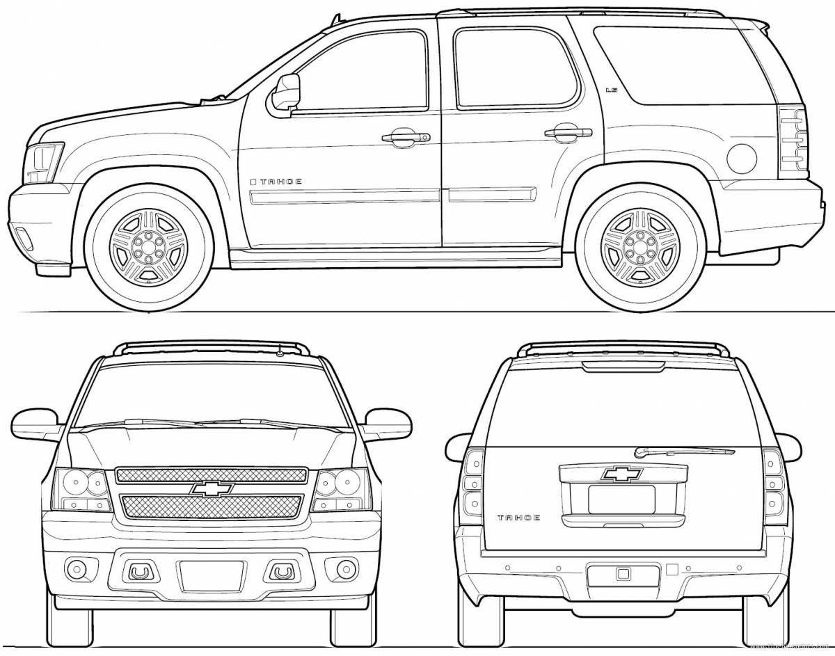 Animated chevrolet orlando coloring page
