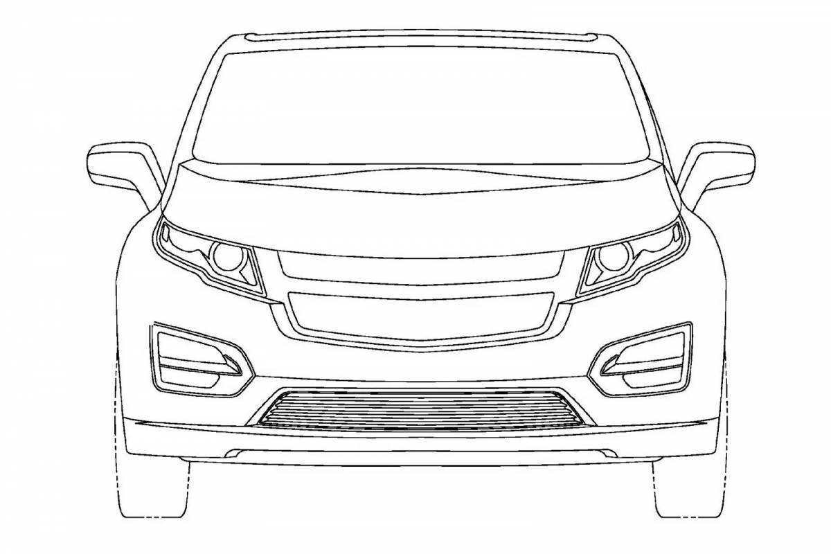 Photo Chevrolet Orlando Charming Coloring Page