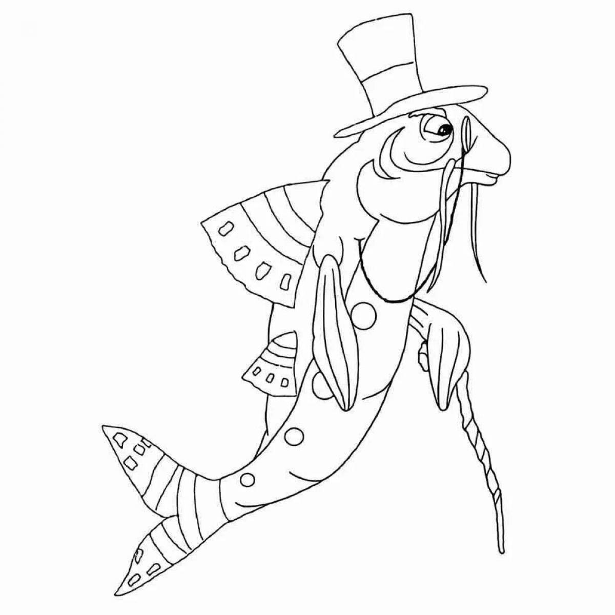 Genius grandfather coloring page