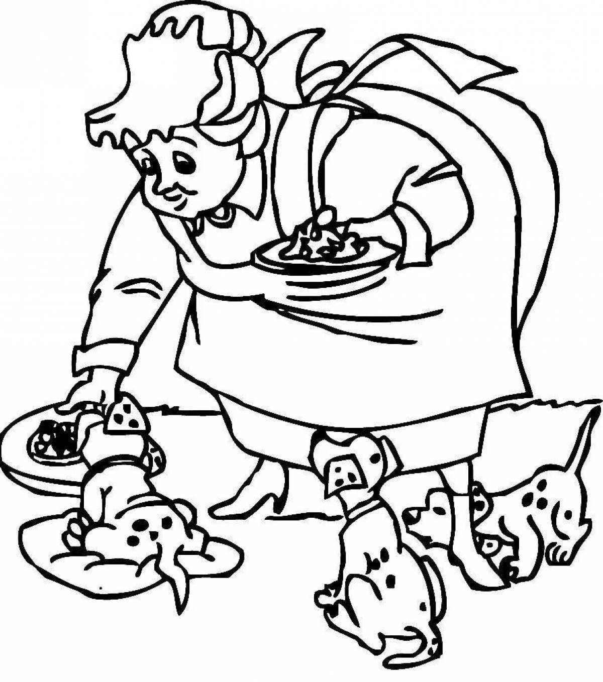 Coloring page beautiful good deeds