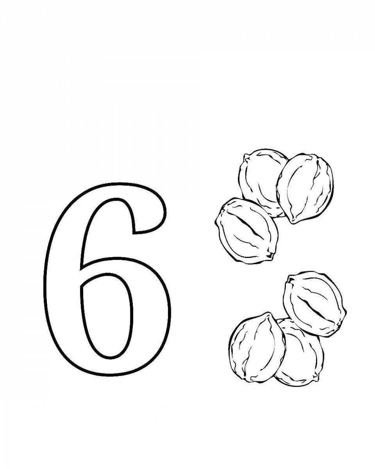 Creative coloring learn numbers