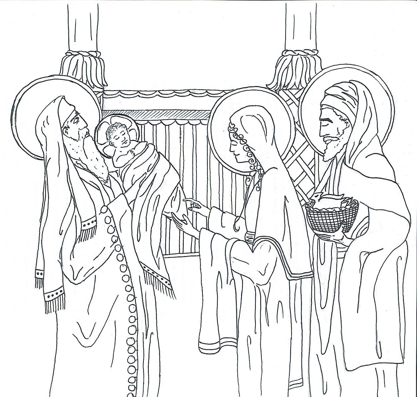 Brilliant orthodox holiday coloring book