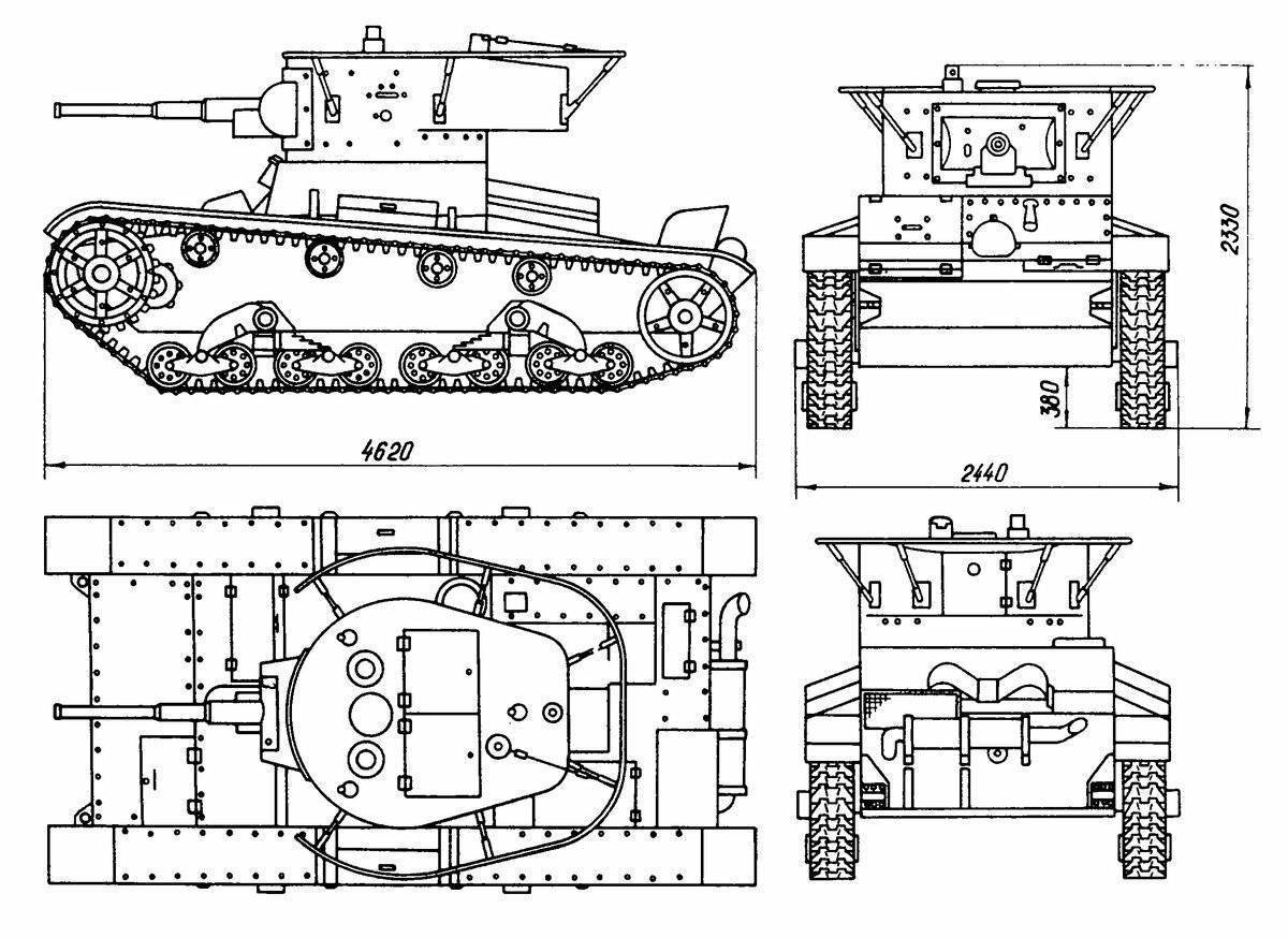 Т 38 чертеж