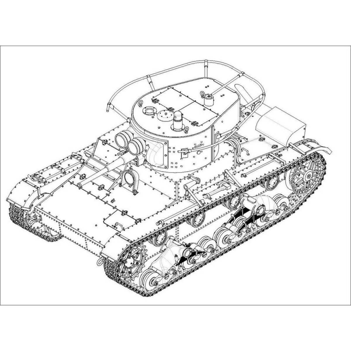 Т 26 танк чертеж