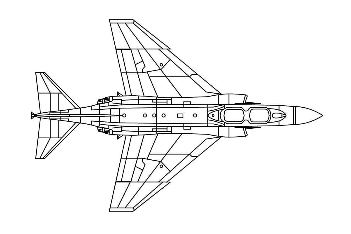Рисунок реактивный самолет