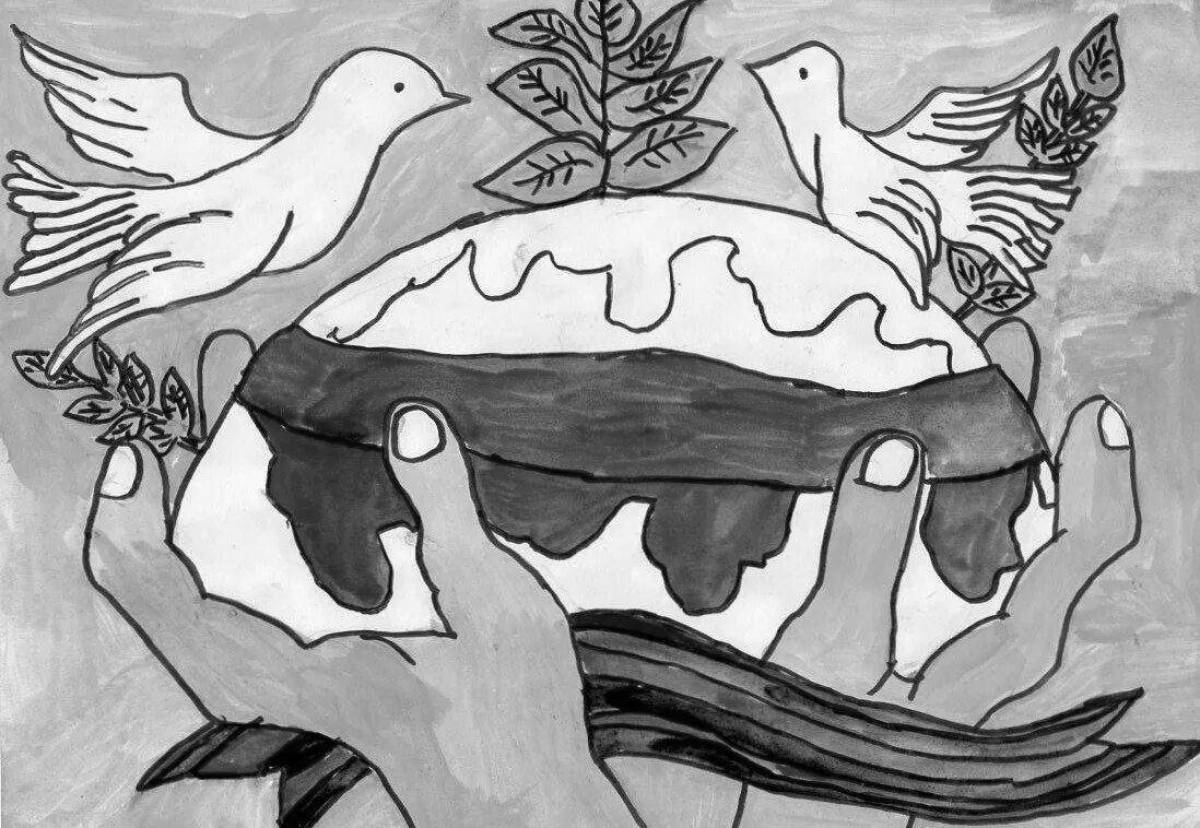 Jolly patriotic drawing