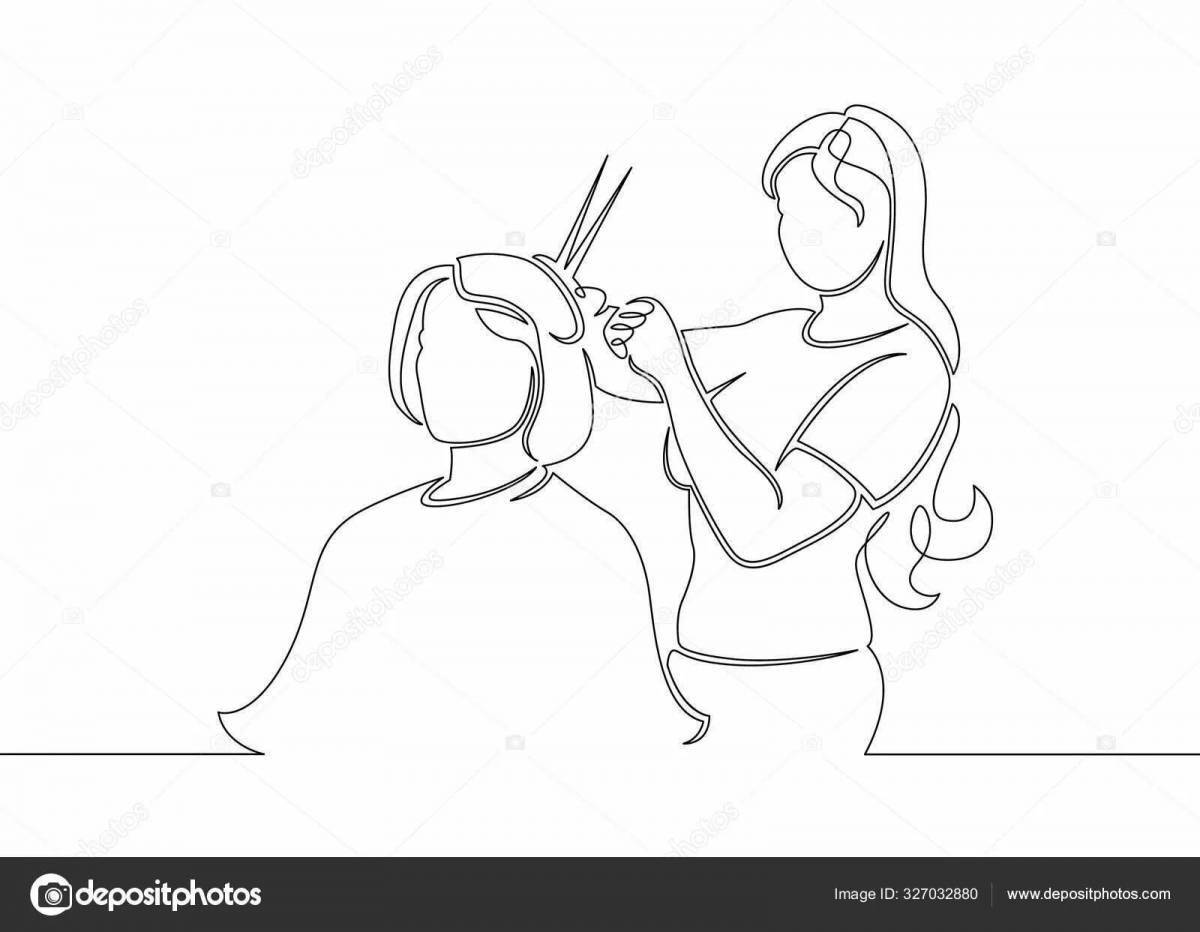 Profession hairdresser #8