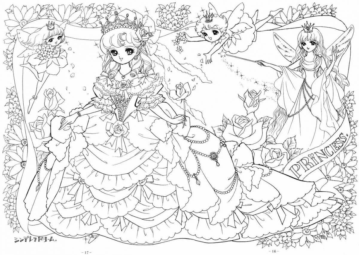 Royal coloring princess antistress