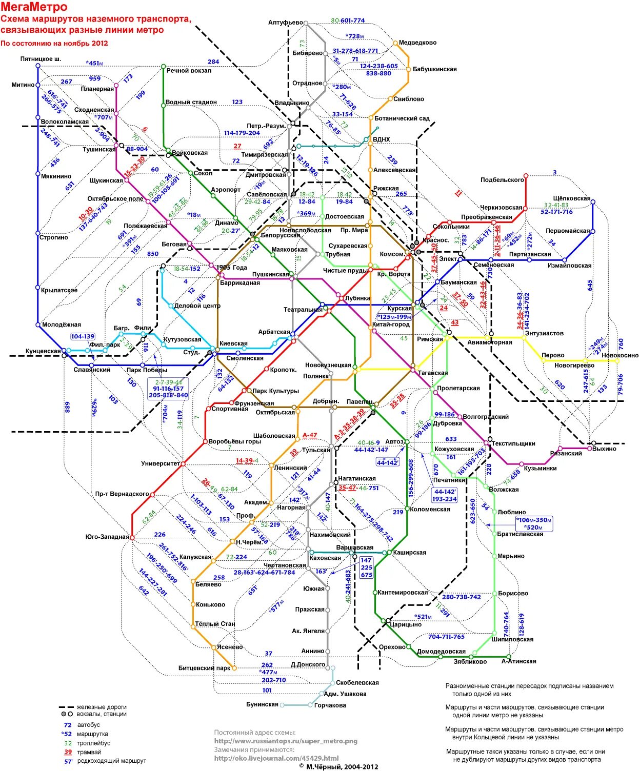 Detailed and complex subway map coloring