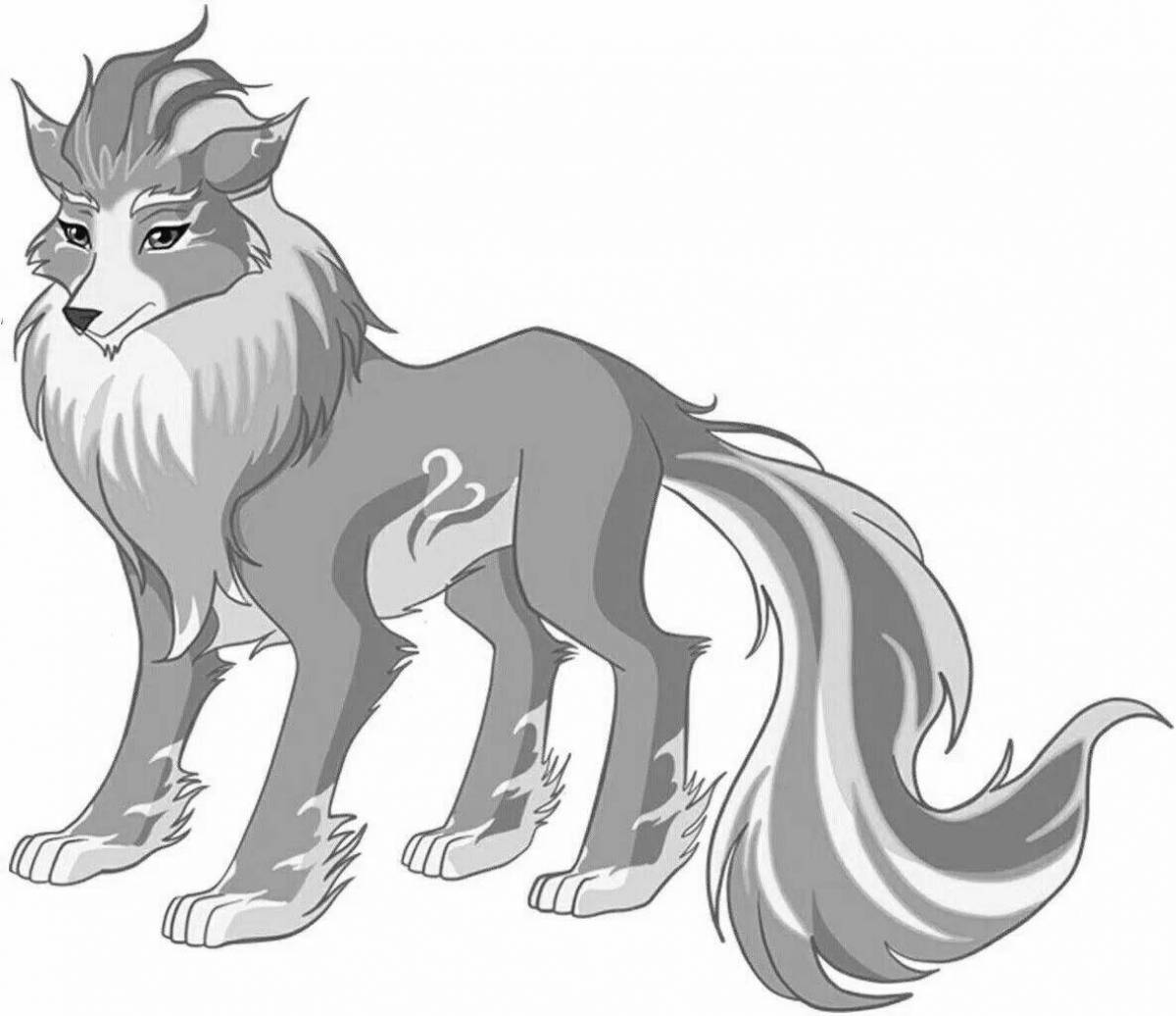 Photo Incredible magical animals coloring book