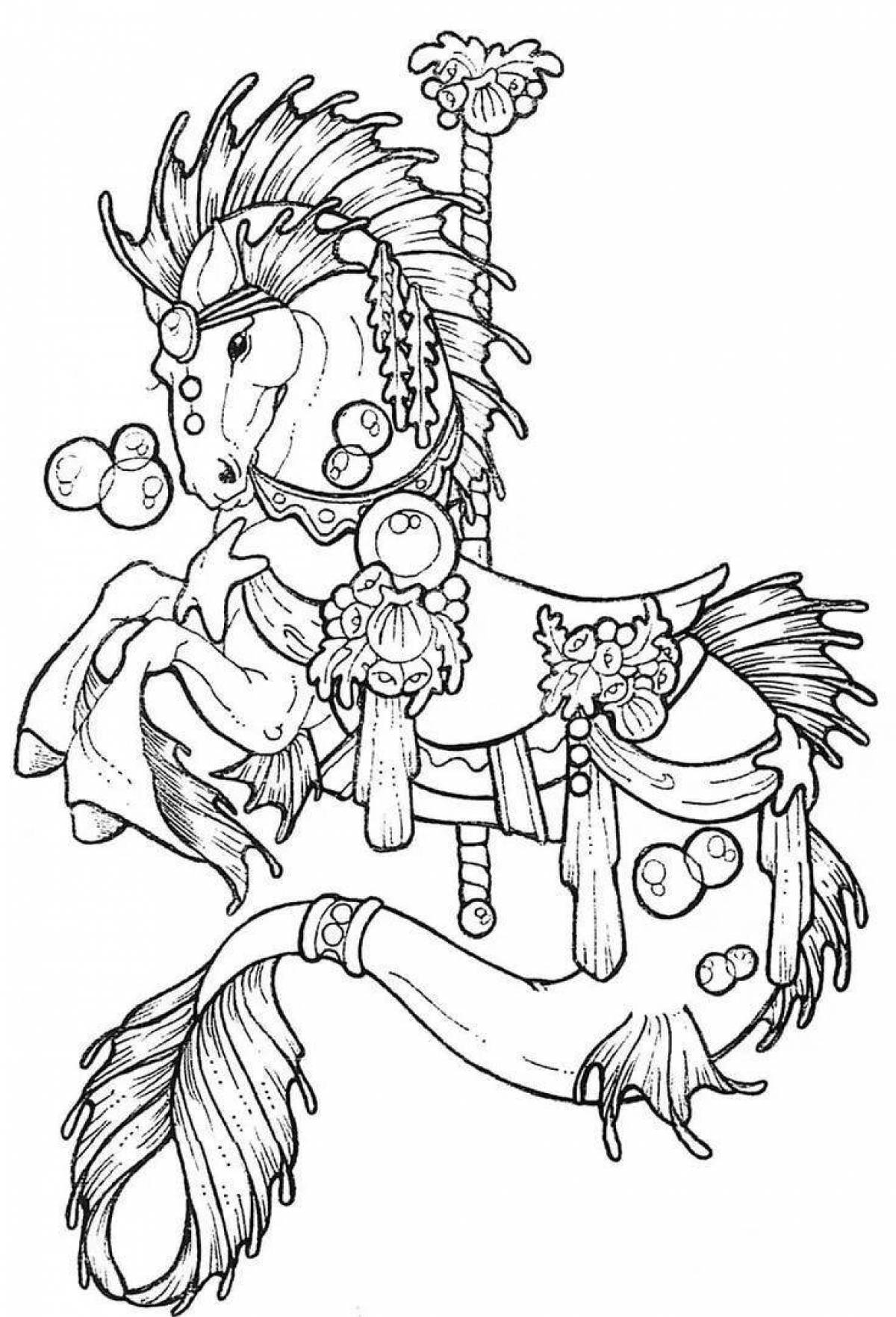 Supernatural animal coloring pages