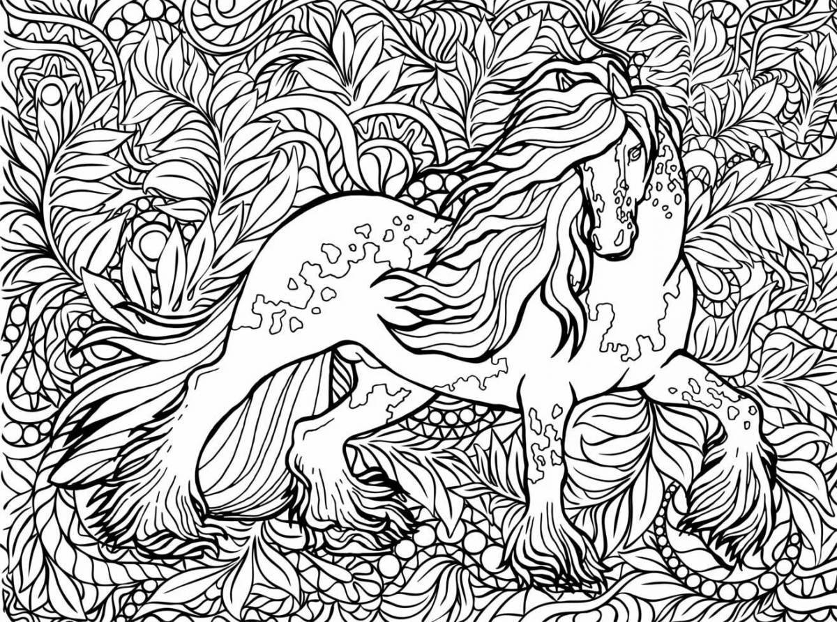 Photo Adorable animal coloring pages