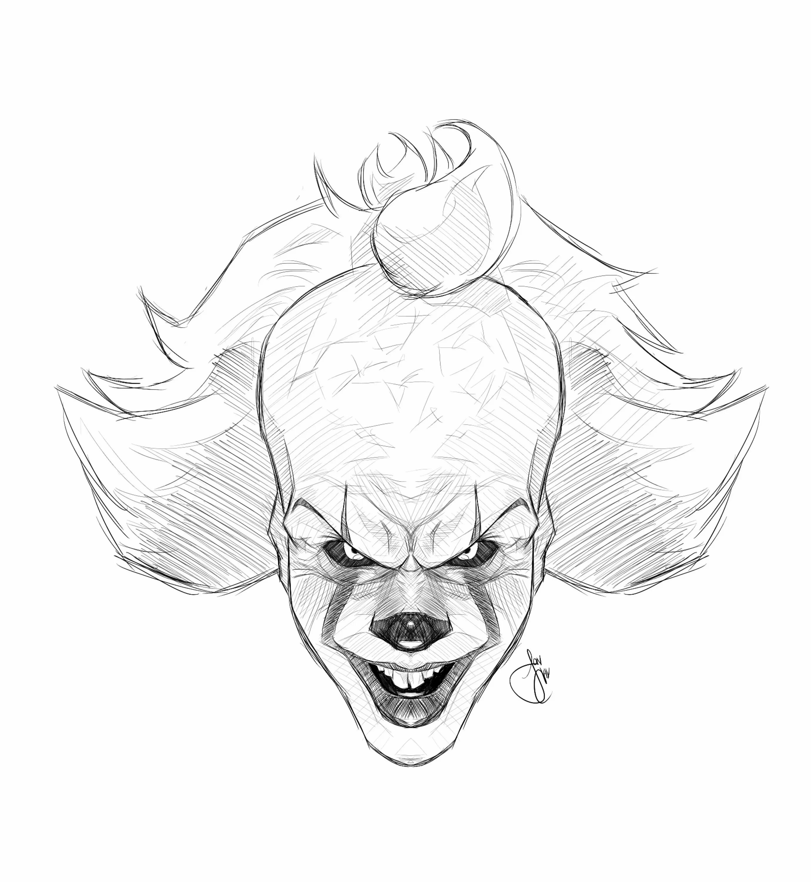 Scary clown #10
