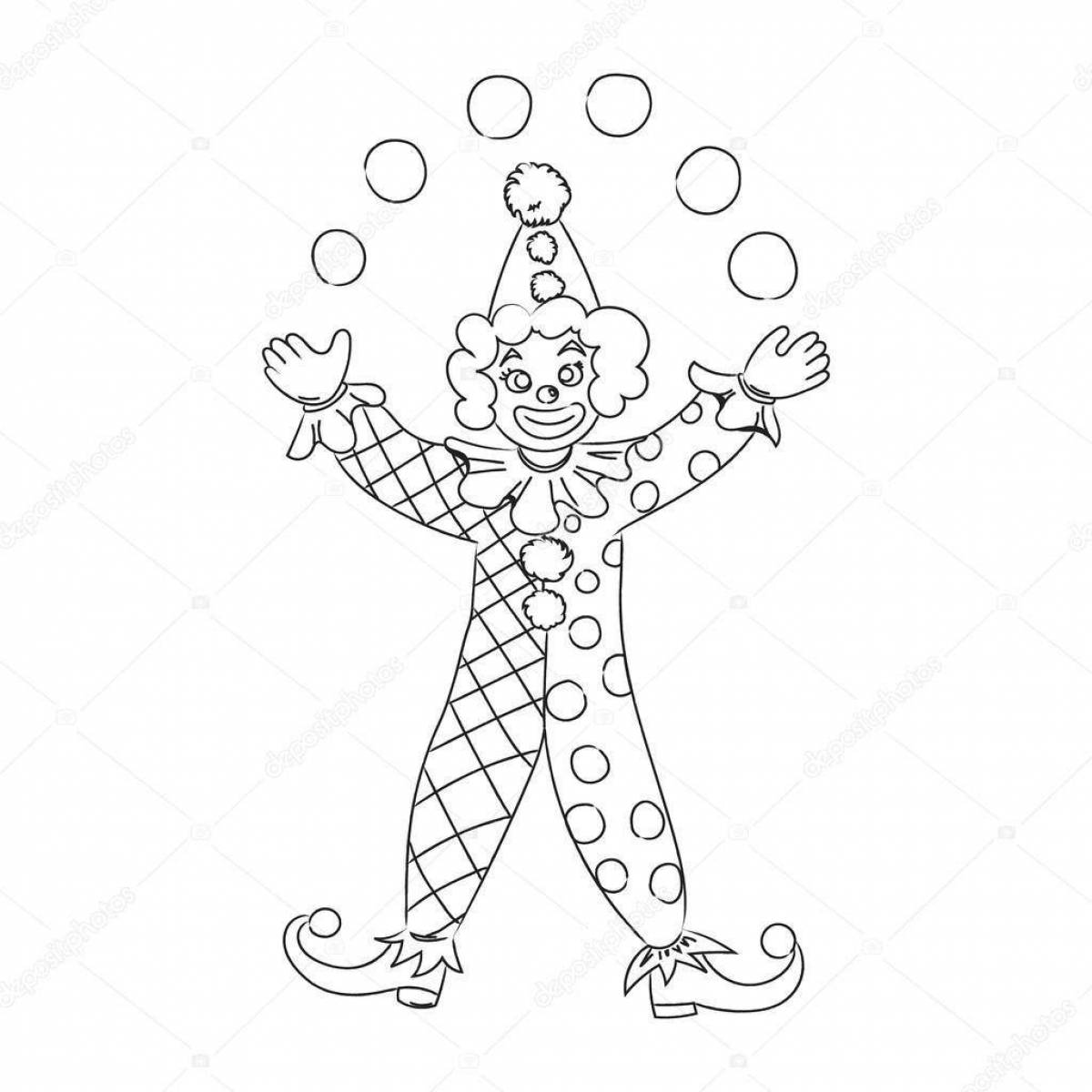 Coloring page of cheerful parsley