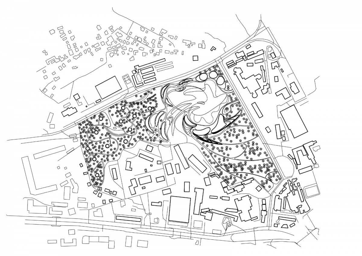 Animated kikido campus coloring page