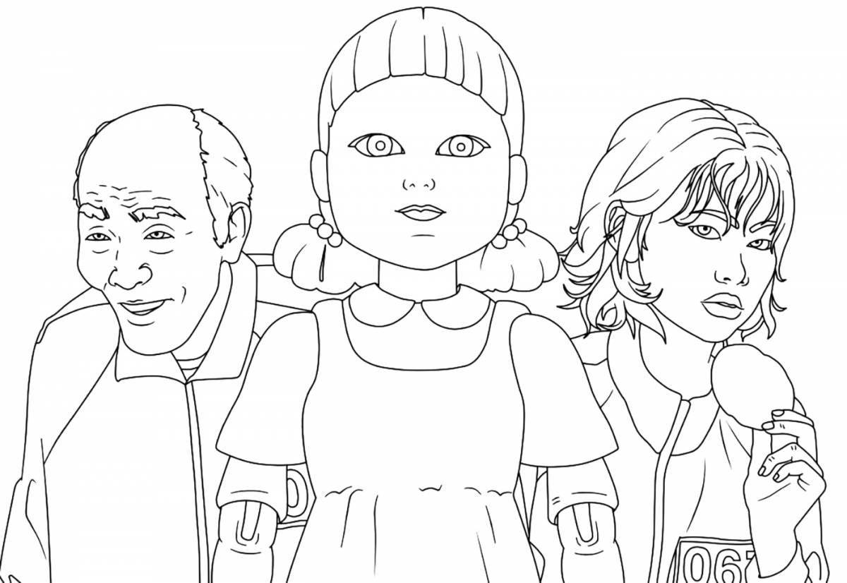 Impressive kikido campus coloring page