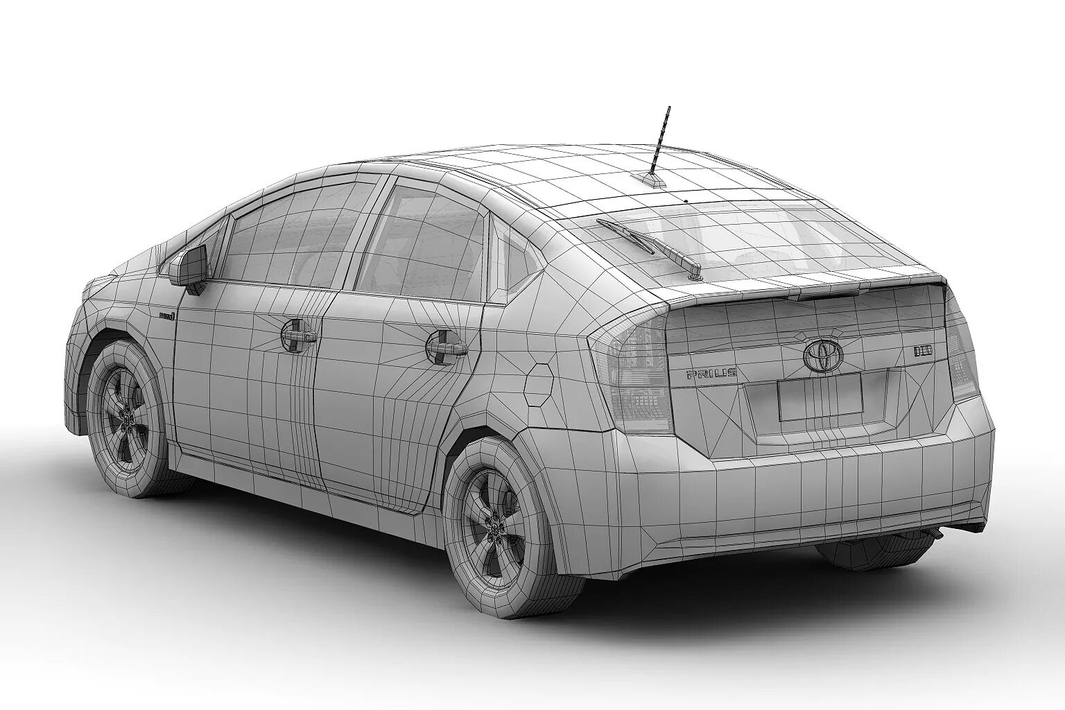 Charming toyota prius coloring book