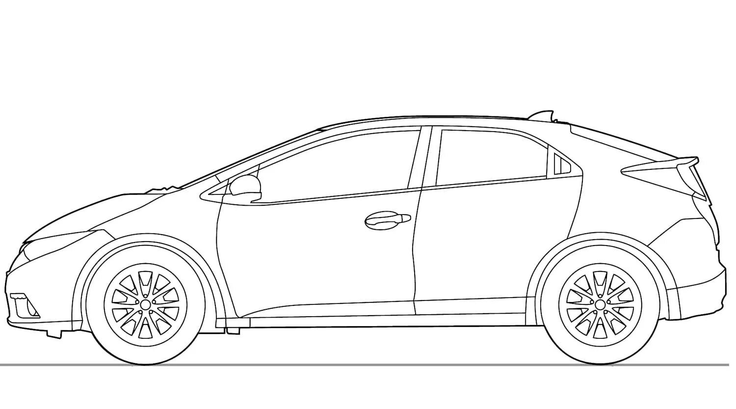 Toyota prius special coloring